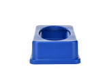 Alpine  ALP478-2-BLU  Blue Slim Trash Can Swing Lid