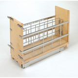 Rev-A-Shelf 5 in Tray Divider, Foil & Wrap Organizer Soft-Close - Natural - 447-BCBBSC-5C