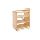 Rev-A-Shelf 14 in Base Cabinet Organizer Soft-Close - Natural - 448-BCSC-14C