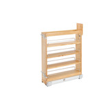 Rev-A-Shelf 448-BCSC-5C 5 in Base Cabinet Organizer Soft-Close - Natural