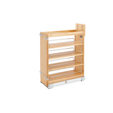 Rev-A-Shelf 8 in Base Cabinet Organizer Soft-Close - Natural - 448-BCSC-8C