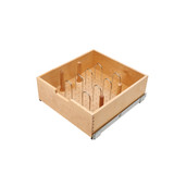 Rev-A-Shelf 20 in Wood Tall Pullout Drawer Soft- - Natural - 4WDB7-24SC-1