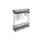 Rev-A-Shelf Two-Tier Knife Organizer with Blum Soft-Close - Gray - 5322KB-BCSC-6-FOG