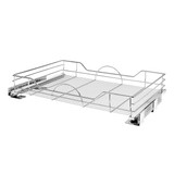 Rev-A-Shelf 33 in Chrome Pullout Basket w/Soft-Close - 5730-33CR