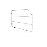 Rev-A-Shelf 12 in Bakeware Organizer - Chrome - 597-12CR-52