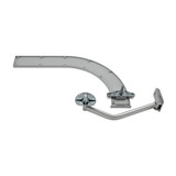 Rev-A-Shelf Maple Two-Tier "Cloud" Optimizer for 18" Left Opening/Blind Right Corner Cabinets - 5372-18-MP-L