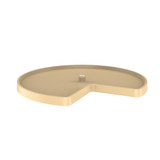 Rev-A-Shelf 32 in Almond Polymer Kidney Lazy Susan, Single - 3471-32-15-52