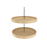 Rev-A-Shelf 24 in Almond Polymer Full Circle Lazy Susans 2-Shelf - 6012-24-15-52
