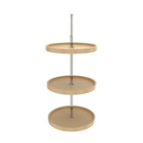 Rev-A-Shelf 20 in Almond Polymer Full Circle Lazy Susans 3-Shelf - 6013-20-15-526