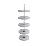 Rev-A-Shelf 16 in White Polymer Pantry Full Circle Lazy Susans - 6065-16-11-52