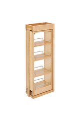 Rev-A-Shelf 432-WF-3C 3 in. W x 30 in. H Pull-Out Between Cabinet Wall Filler - Natural