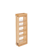 Rev-A-Shelf 6 in W X 33 in H Wall Filler Pullout - Natural - 432-WF33-6C