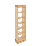 Rev-A-Shelf 6 in. W x 42 in. H Pull-Out Between Cabinet Wall Filler - Natural - 432-WF42-6C
