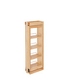 Rev-A-Shelf 6 in. W x 33 in. H Pull-Out Between Cabinet Wall Filler w/Soft-Close - Natural - 432-WFBBSC33-6C
