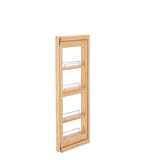 Rev-A-Shelf 432-WFBBSC36-3C 3 in. W x 36 in. H Pull-Out Between Cabinet Wall Filler w/Soft-Close - Natural