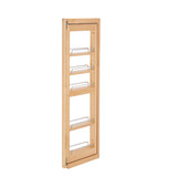 Rev-A-Shelf 3 in. W x 42 in. H Pull-Out Between Cabinet Wall Filler w/Soft-Close - Natural - 432-WFBBSC42-3C