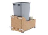 Rev-A-Shelf 50 Qrt Pull-Out Waste Container - Natural - 4WCSC-1550DM-1