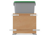 Rev-A-Shelf Double 35 Qrt Pull-Out Waste Container - Natural - 4WCSC-1835DM-2