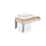 Rev-A-Shelf 12 in Compo+ Maple Top mount Pullout - Natural - 4WCTM-12CKWHSCDM1