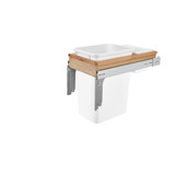 Rev-A-Shelf 35 Qrt Top mount Waste Container (1-1/2" faceframe) - Natural - 4WCTM-12DM1
