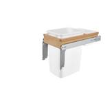 Rev-A-Shelf 4WCTM-12DM1-162 35 Qrt Top mount Waste Container (1-5/8" faceframe) - Natural