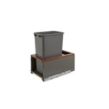 Rev-A-Shelf 50 Qrt LEGRABOX Pull-Out Waste Container w/Soft-Close - Gray - 5LB-1550OGWN-113