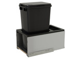 Rev-A-Shelf 5LB-1550SSBL-118 50 Qrt LEGRABOX Pull-Out Waste Container w/Soft-Close - Black