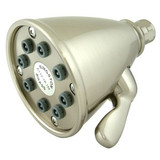 Kingston Brass K139A8 3-5/8" Adjustable Shower Head - Brushed Nickel