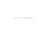 Rev-A-Shelf CSR-17CR-10 17 in Chrome Wire Shoe Rail