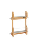 Rev-A-Shelf 4VR-15-1 15 in Vanity Door mount Storage Rack - Natural