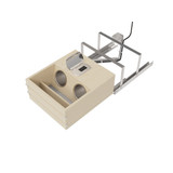 Rev-A-Shelf 4VOD-18SC-1 16.5 in Vanity Outlet Drawer - Natural