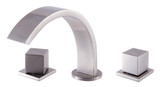 ALFI Brushed Nickel Modern Widespread Bathroom Faucet - AB1326-BN