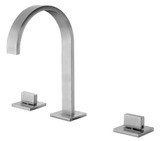 ALFI AB1336-BN Brushed Nickel Gooseneck Widespread Bathroom Faucet