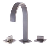 Alfi AB1336-BN Brushed Nickel Gooseneck Widespread Bathroom Faucet