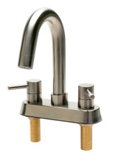 ALFI Brushed Nickel Two-Handle 4'' Centerset Bathroom Faucet - AB1400-BN