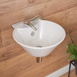 Alfi AB1572-PC Wave Polished Chrome Single Lever Bathroom Faucet