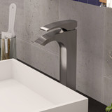 Alfi AB1587-BN Tall Brushed Nickel Single Lever Bathroom Faucet