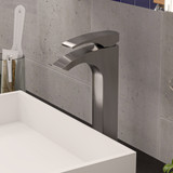 ALFI Tall Brushed Nickel Single Lever Bathroom Faucet - AB1587-BN