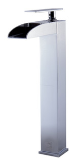 ALFI Polished Chrome Single Hole Single Handle Tall Waterfall Bathroom Faucet - AB1597-PC