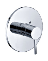ALFI Polished Chrome Pressure Balanced Round Shower Mixer - AB1601-PC