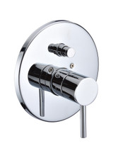 Alfi AB1701-PC Polished Chrome Pressure Balanced Round Shower Mixer with Diverter