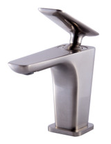 Alfi AB1779-BN Brushed Nickel Single Hole Modern Bathroom Faucet