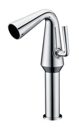 Alfi AB1792-PC Polished Chrome Single Hole Tall Cone Waterfall Bathroom Faucet