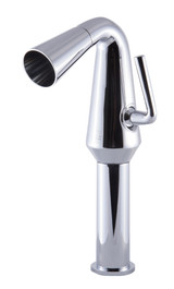 Alfi AB1792-PC Polished Chrome Single Hole Tall Cone Waterfall Bathroom Faucet