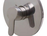 ALFI Brushed Nickel Shower Valve Mixer with Rounded Lever Handle - AB3001-BN
