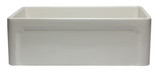 ALFI 30" x 21" Biscuit Reversible Single Fireclay Farmhousehouse Kitchen Sink - AB3020SB-B