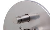 ALFI Brushed Nickel Shower Valve Mixer with Rounded Lever Handle and Diverter - AB3101-BN