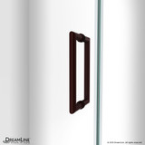 DreamLine Unidoor-LS 43-44 in. W x 72 in. H Frameless Hinged Shower Door in Oil Rubbed Bronze