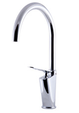 ALFI AB3600-PC Polished Chrome Gooseneck Single Hole Bathroom Faucet