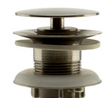 ALFI Brushed Stainless Steel Pop Up Drain for Sink w/o Overflow - AB5009-BSS